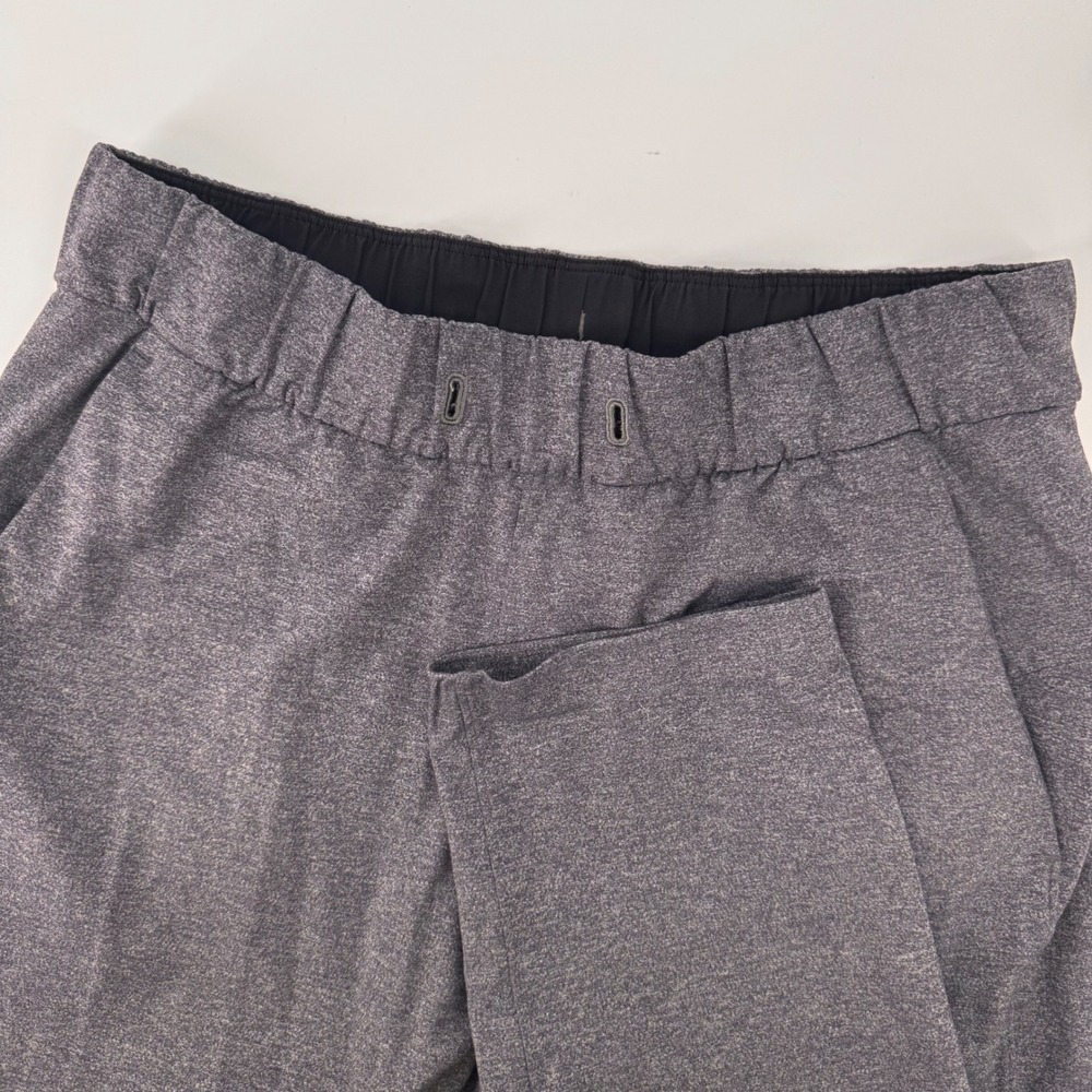 Lululemon On the Fly 7/8 Pant Women 6 Heathered Grey Luxtreme Mid Rise W5BSES